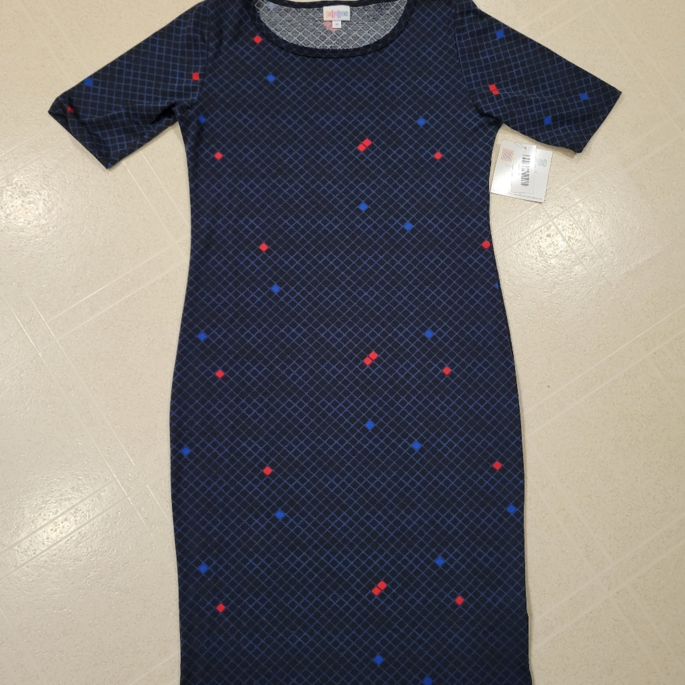 LuLaRoe Julia Dress Women's Size Medium NWT